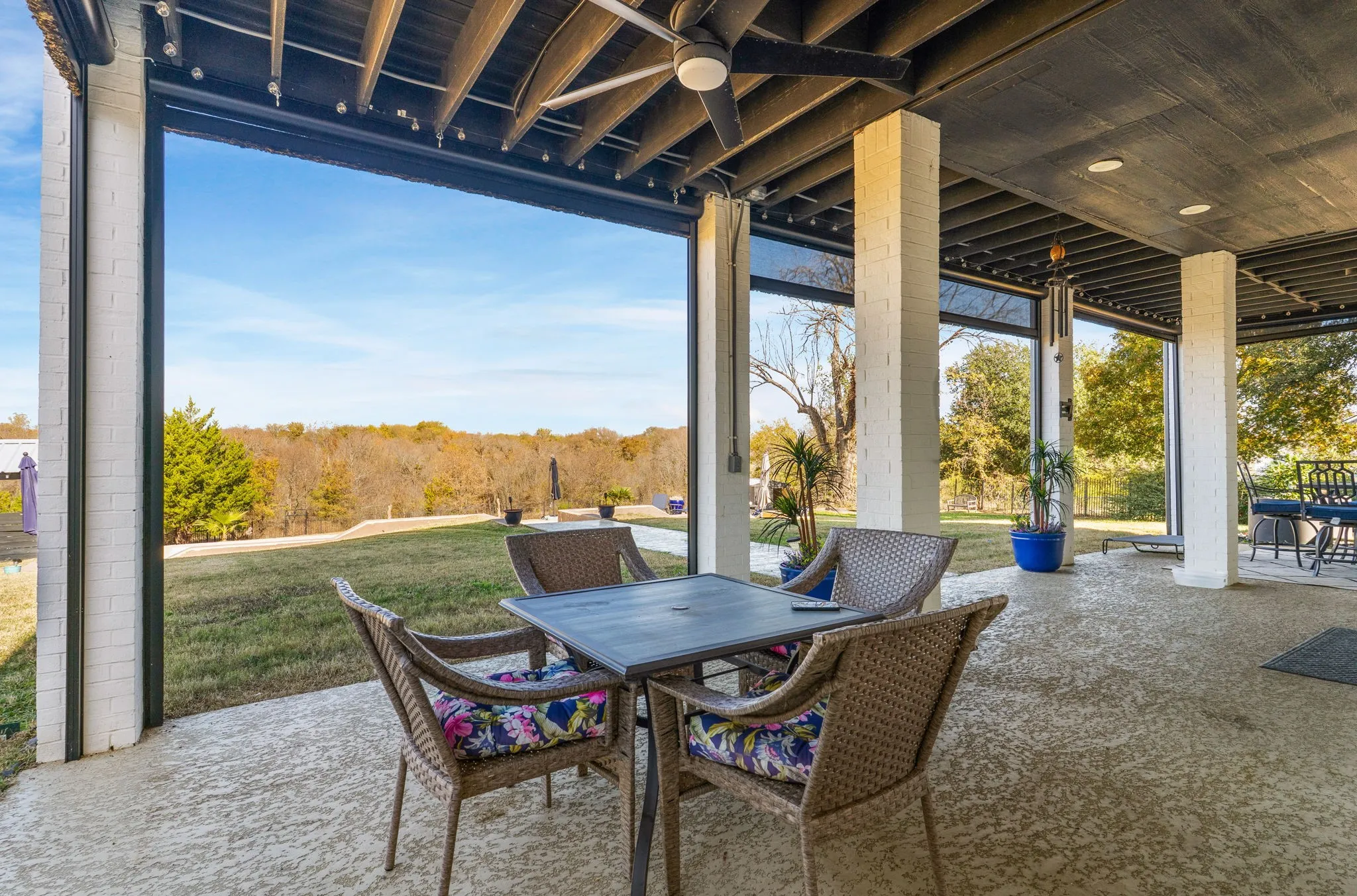 Entertain effortlessly on the massive 1,288 sq ft of covered patio space.