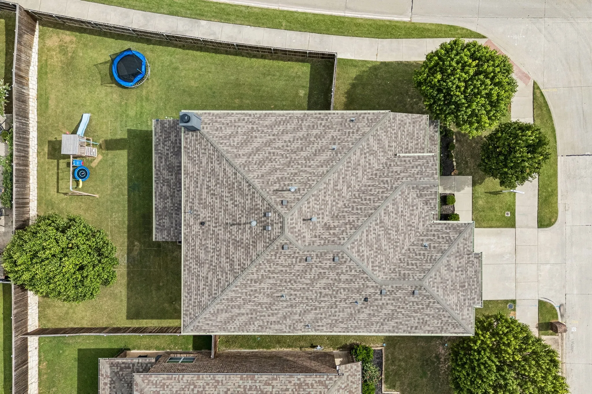huge corner lot
