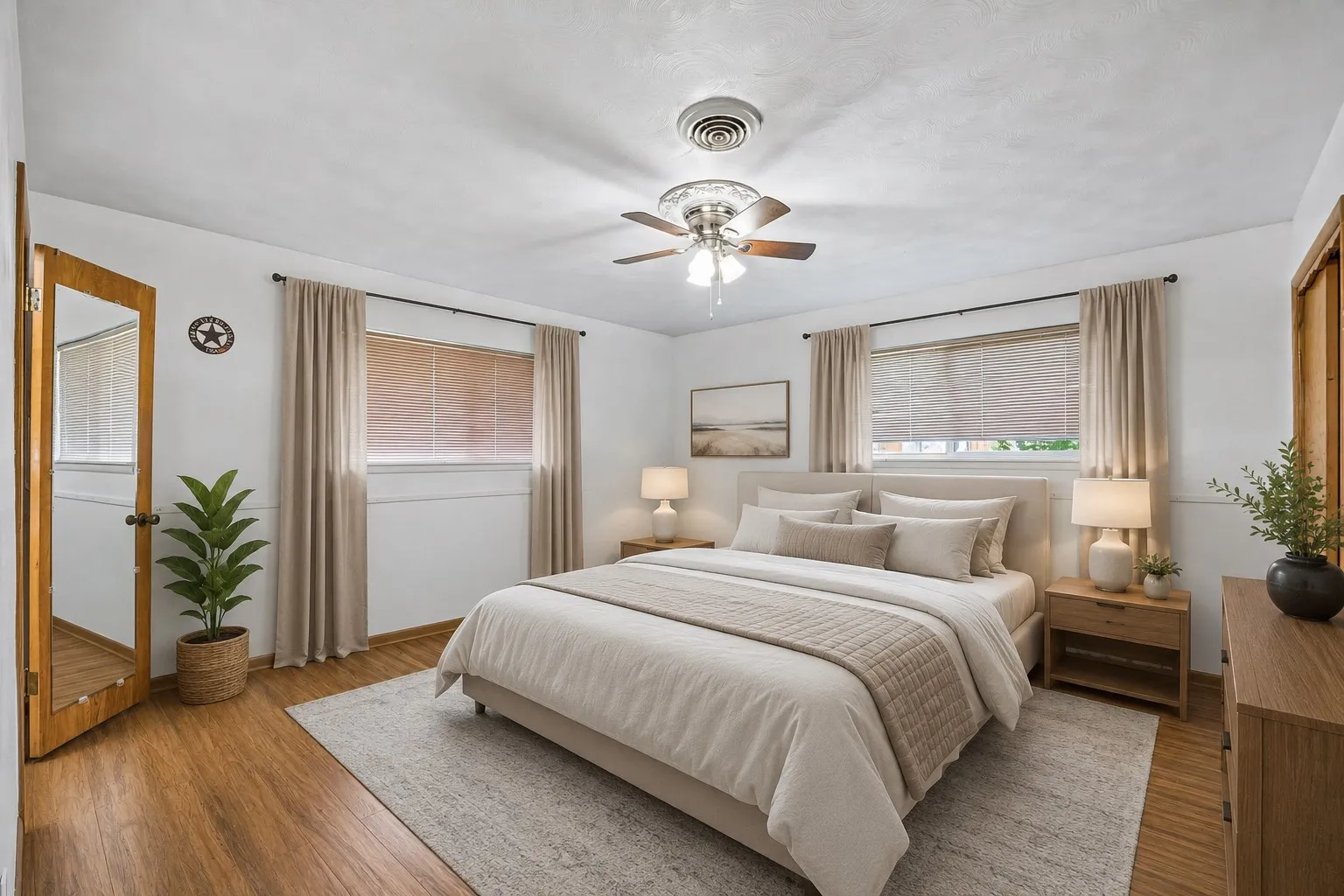 Bedroom - virtually staged