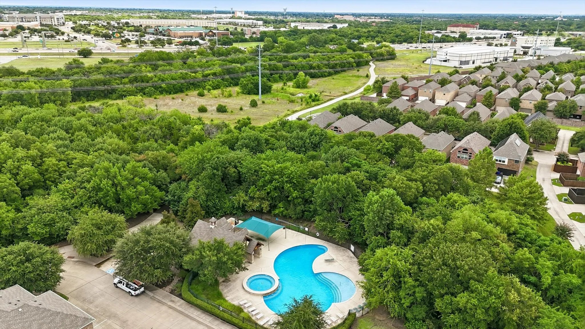 Community pool - gated