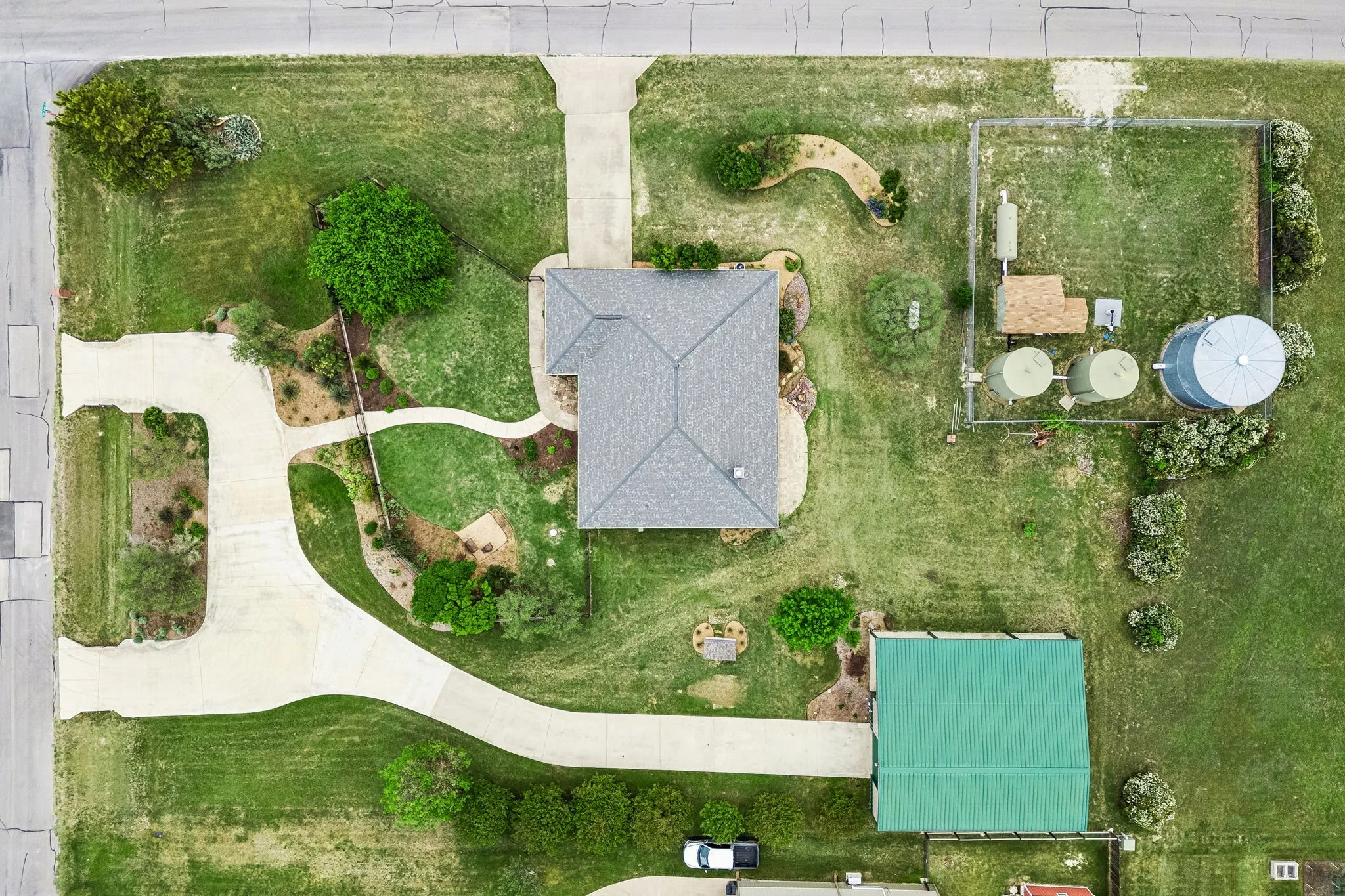 Over One-Acre Corner Lot In A Prime Location