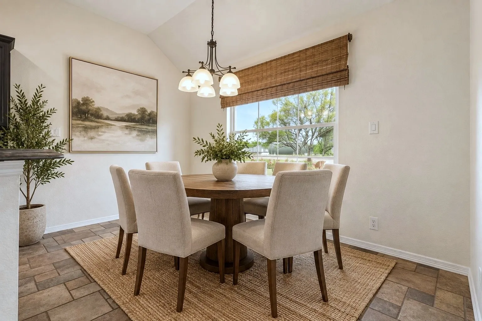 Dining Area Adjacent To Kitchen For Effortless Entertaining