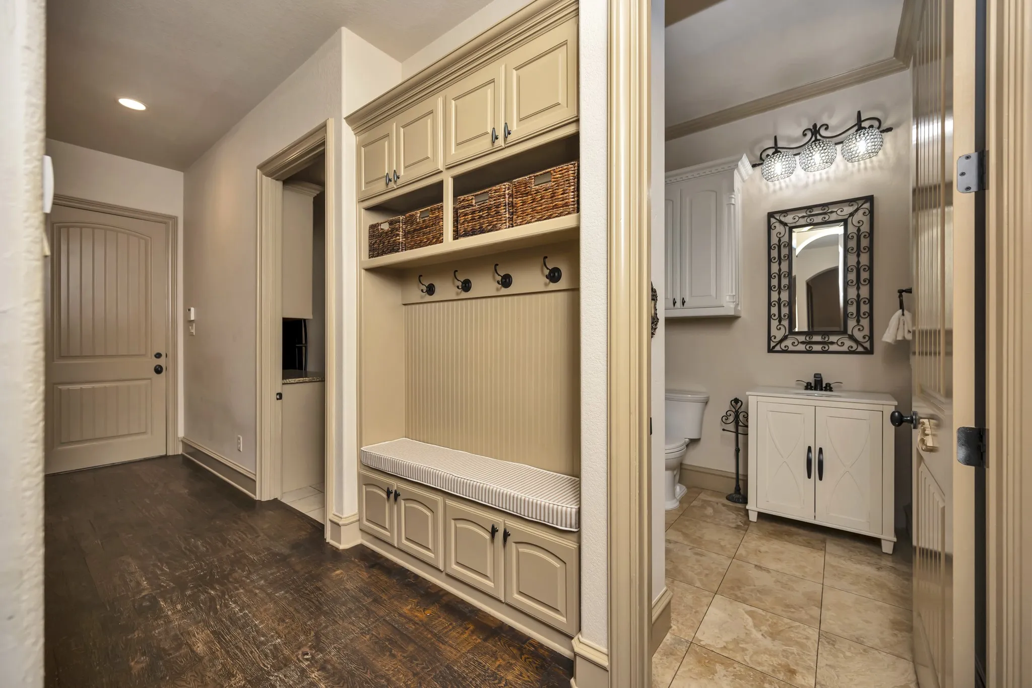 Mud Room is Located off Garage and Next to Laundry Room and Full Bath 2