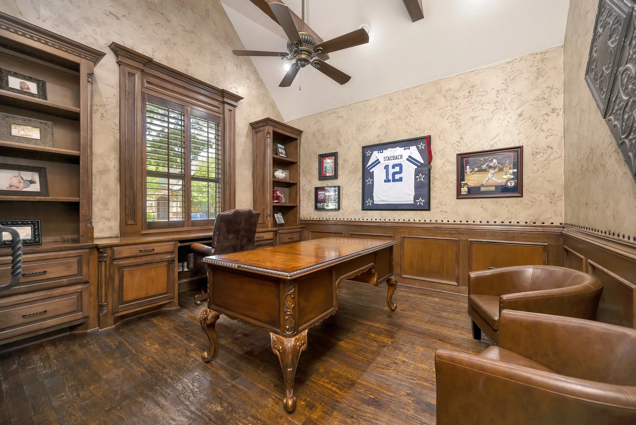 Beautifully Thought Out Custom Features in your Executive Home Office-Study.