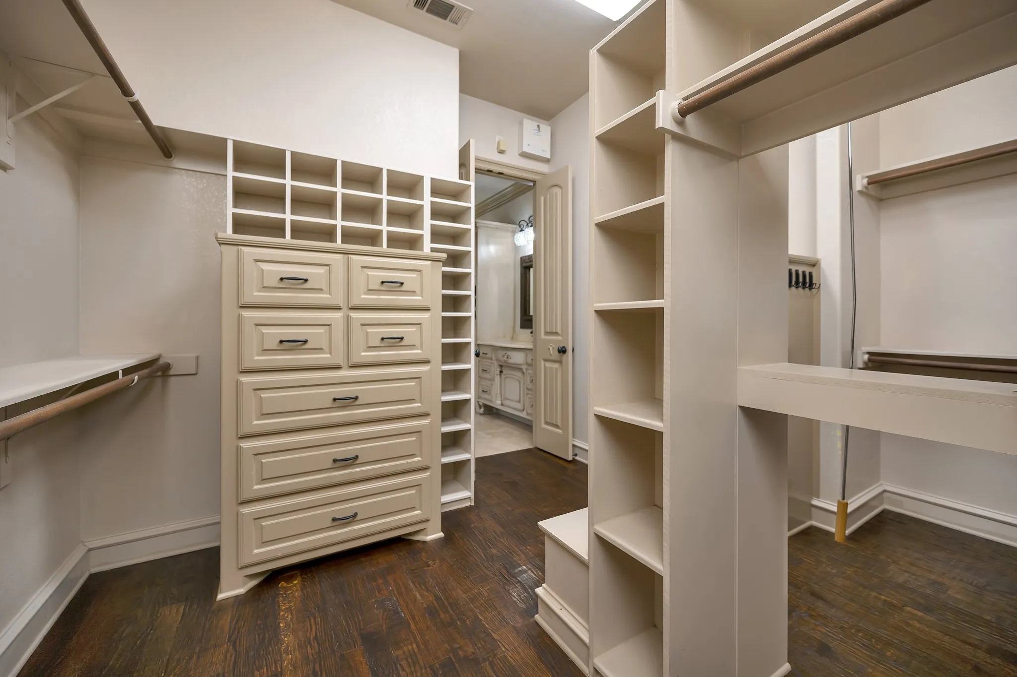 Another View of the Spacious, Custom Closet, En-Suite to the Primary Bedroom!