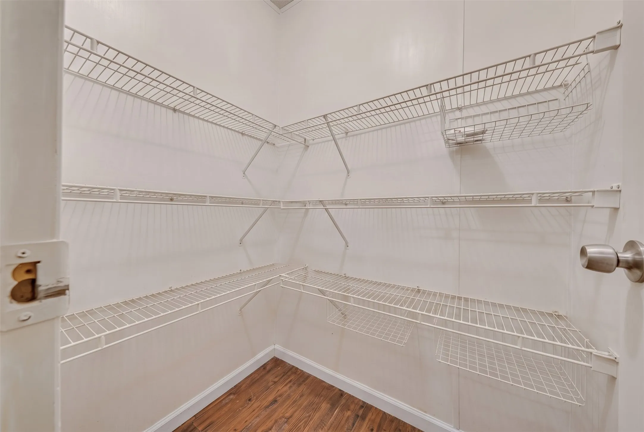 Pantry in utility room space