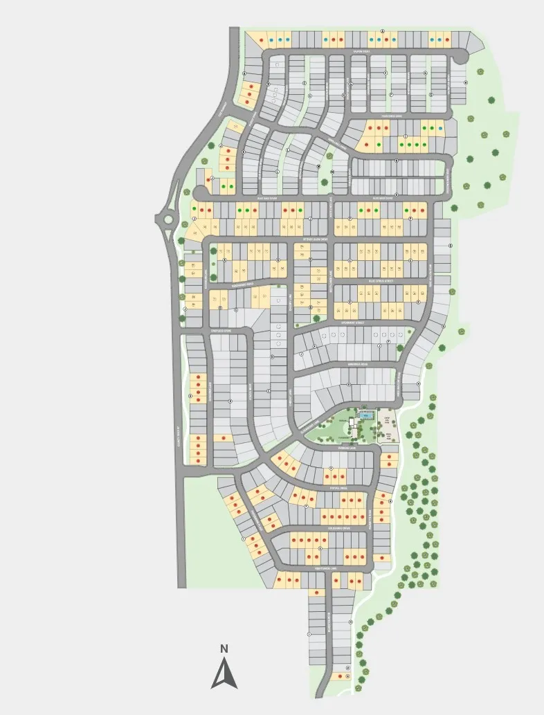 Cross Creek Meadows Sitemap