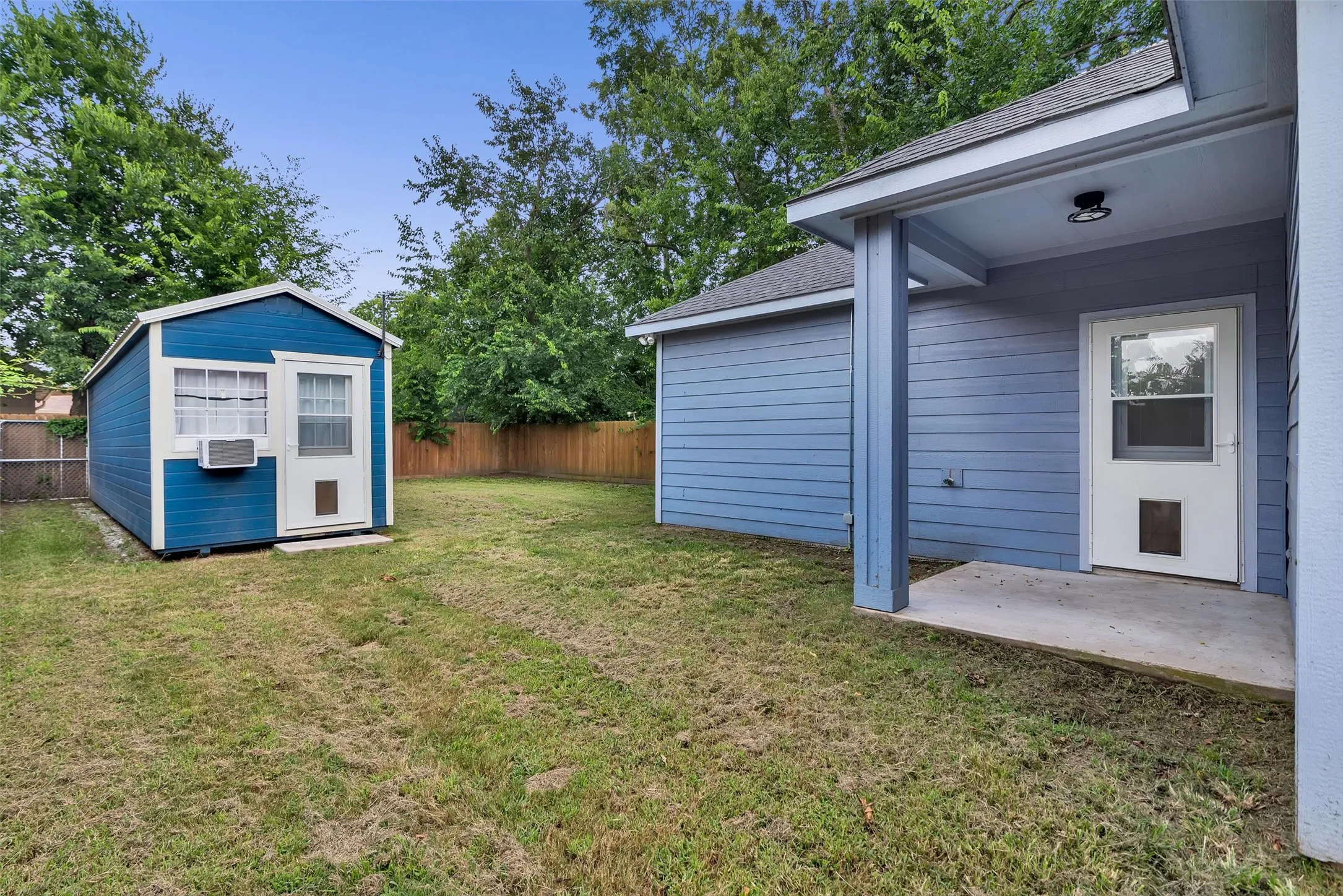Backyard with Privacy Fence