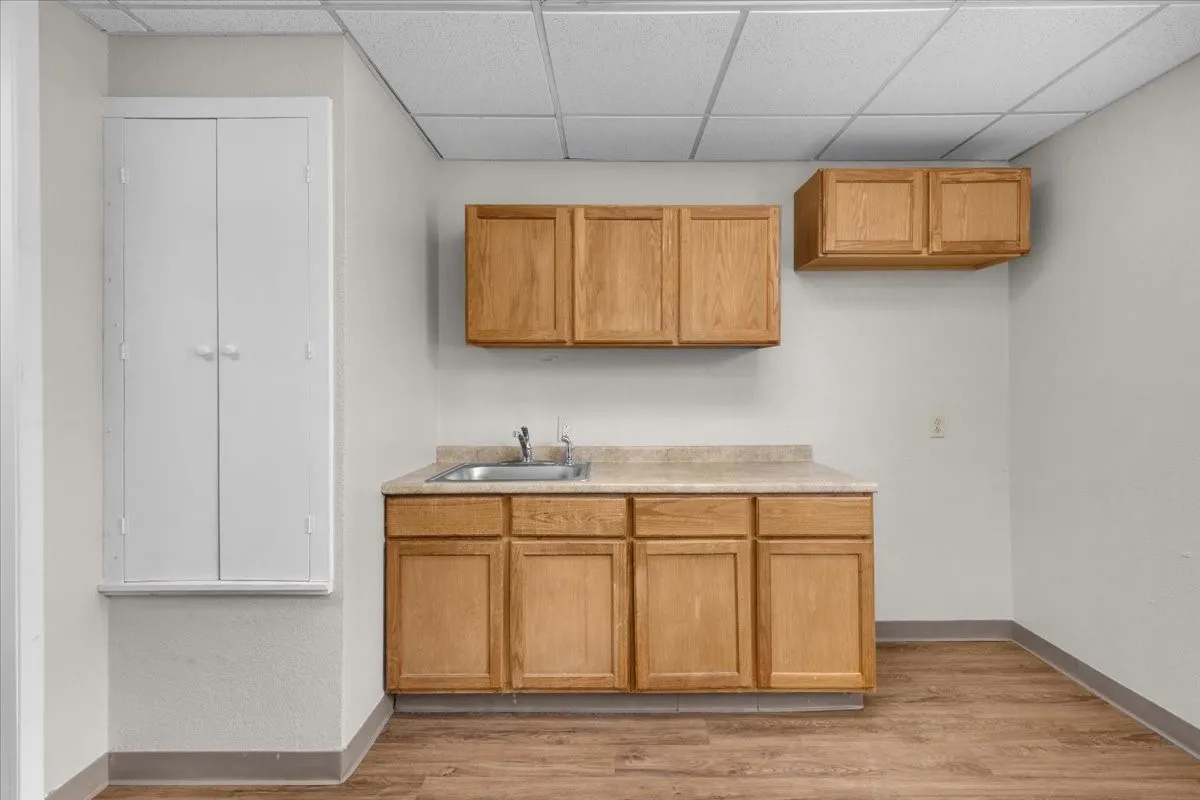 Breakroom room for refrigerator