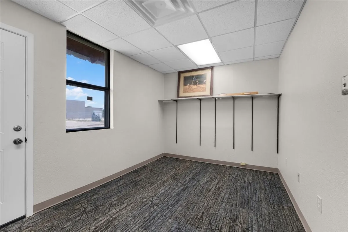 Office 2 with exterior exit door