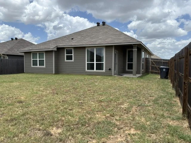 Large backyard for family fun and entertaining