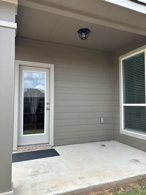 Covered patio