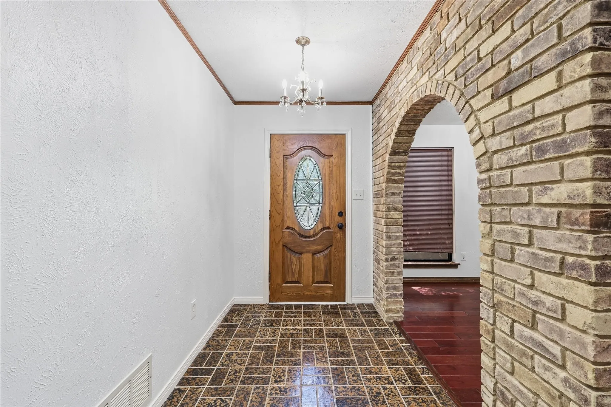 Charming brickwork throughout the main living areas