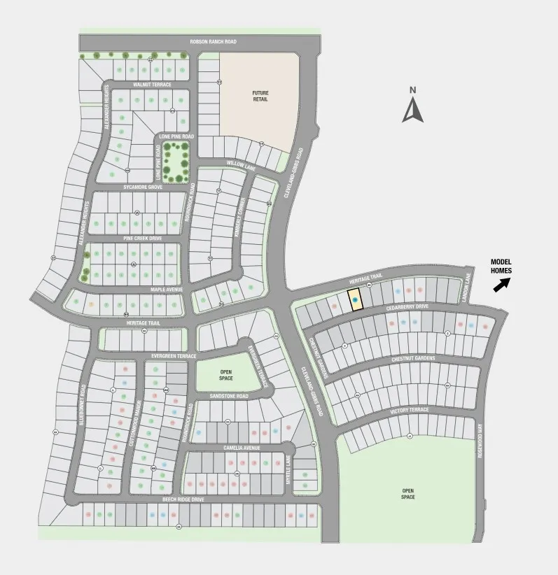 The Ridge at Northlake Sitemap