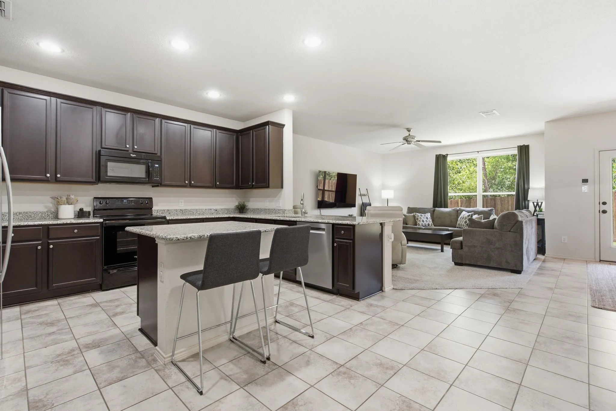 kitchen designed for entertaining and function