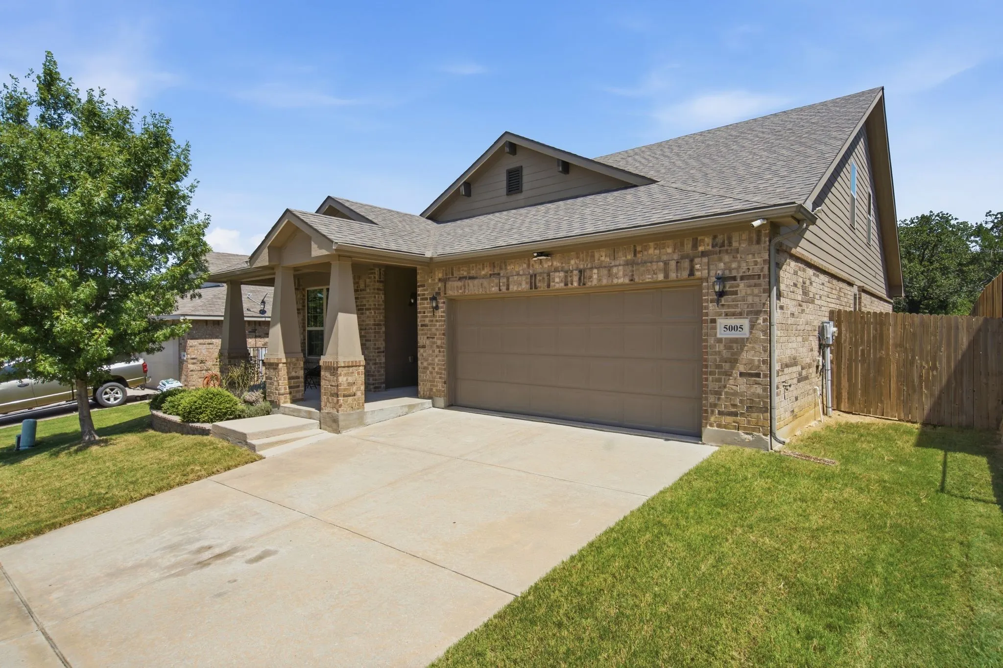 front entry garage