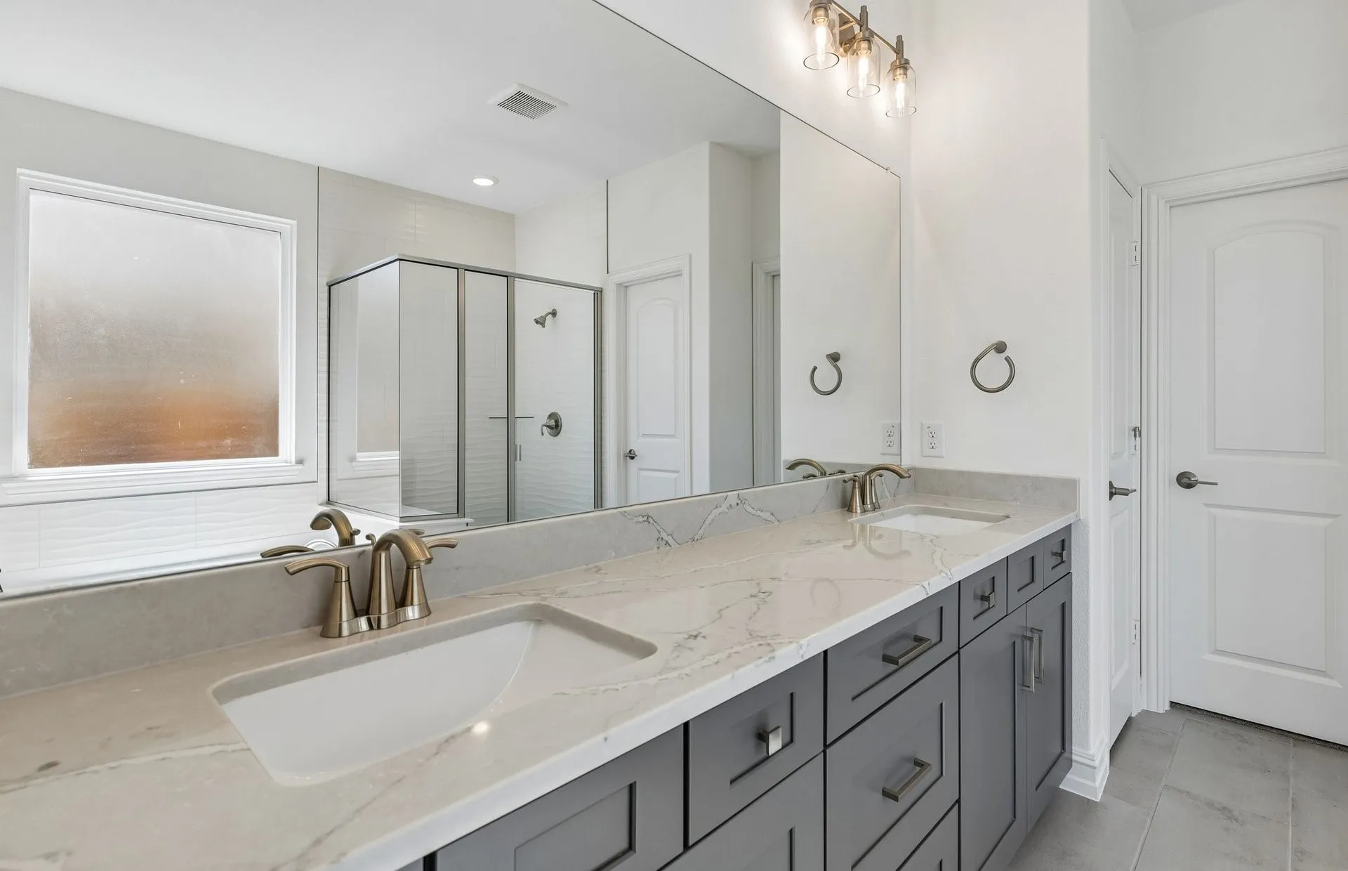 Owners bath with double vanity