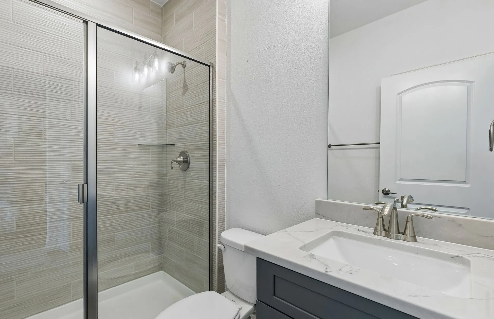 Secondary bath on first level
