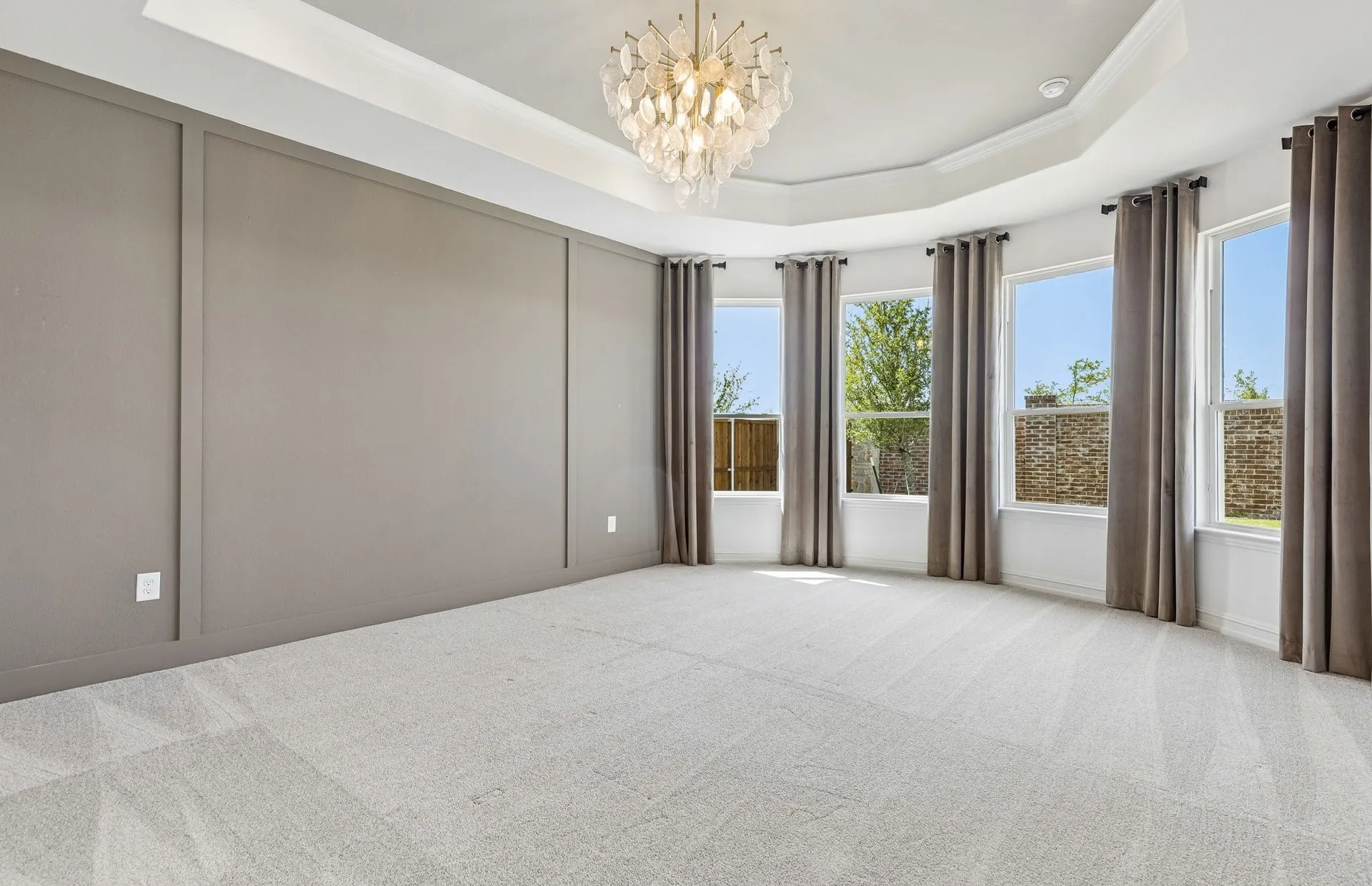 Owners suite with large windows