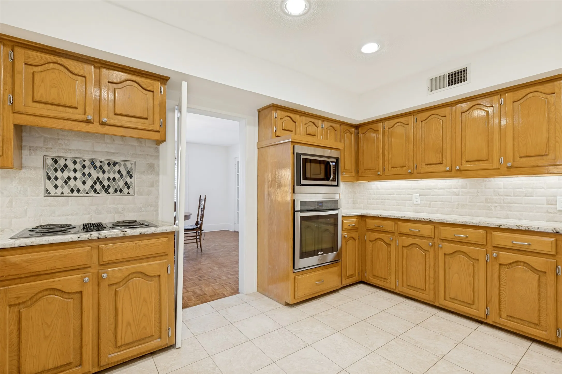 Has nice pantry and plenty of cabinets