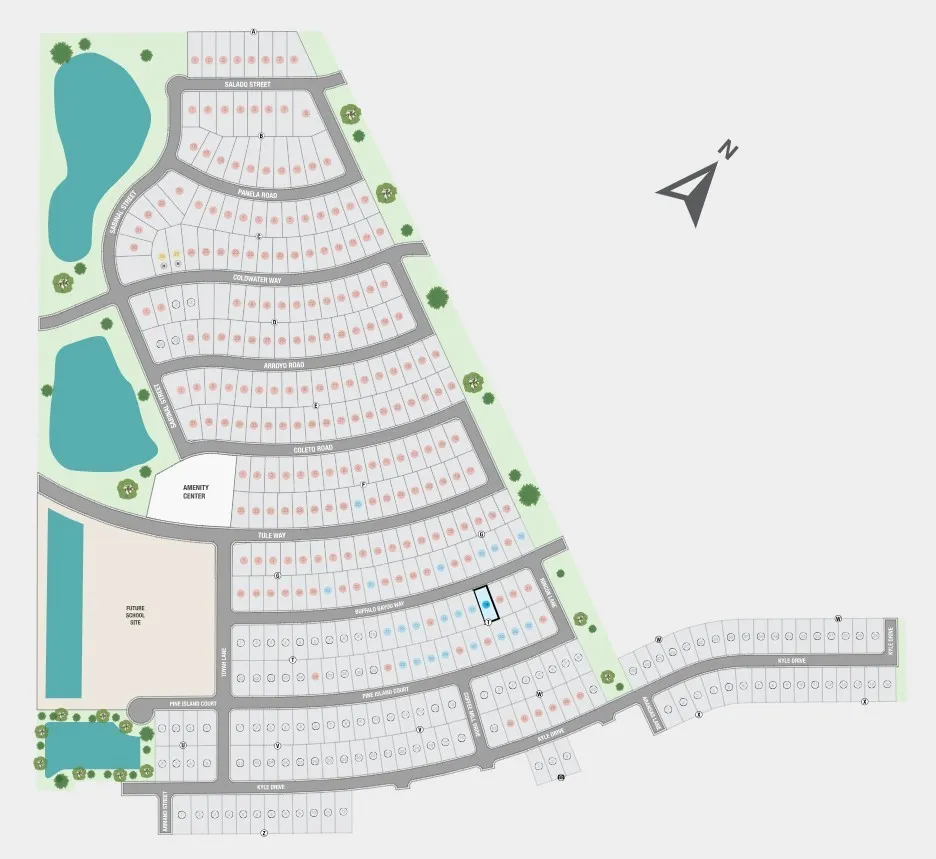 2336 Buffalo Bayou Sitemap