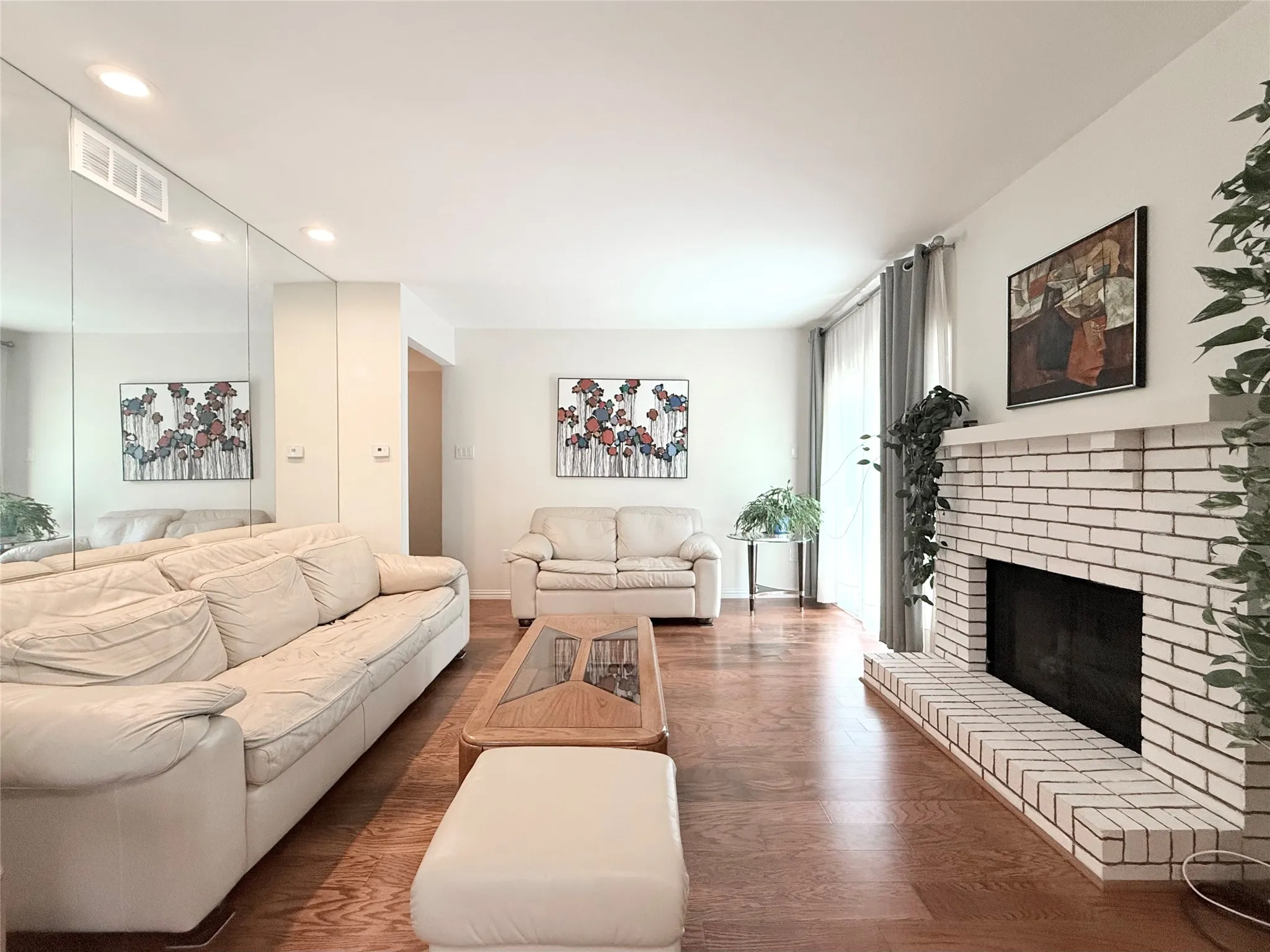 Spacious Living Area with/ Cozy Fireplace
