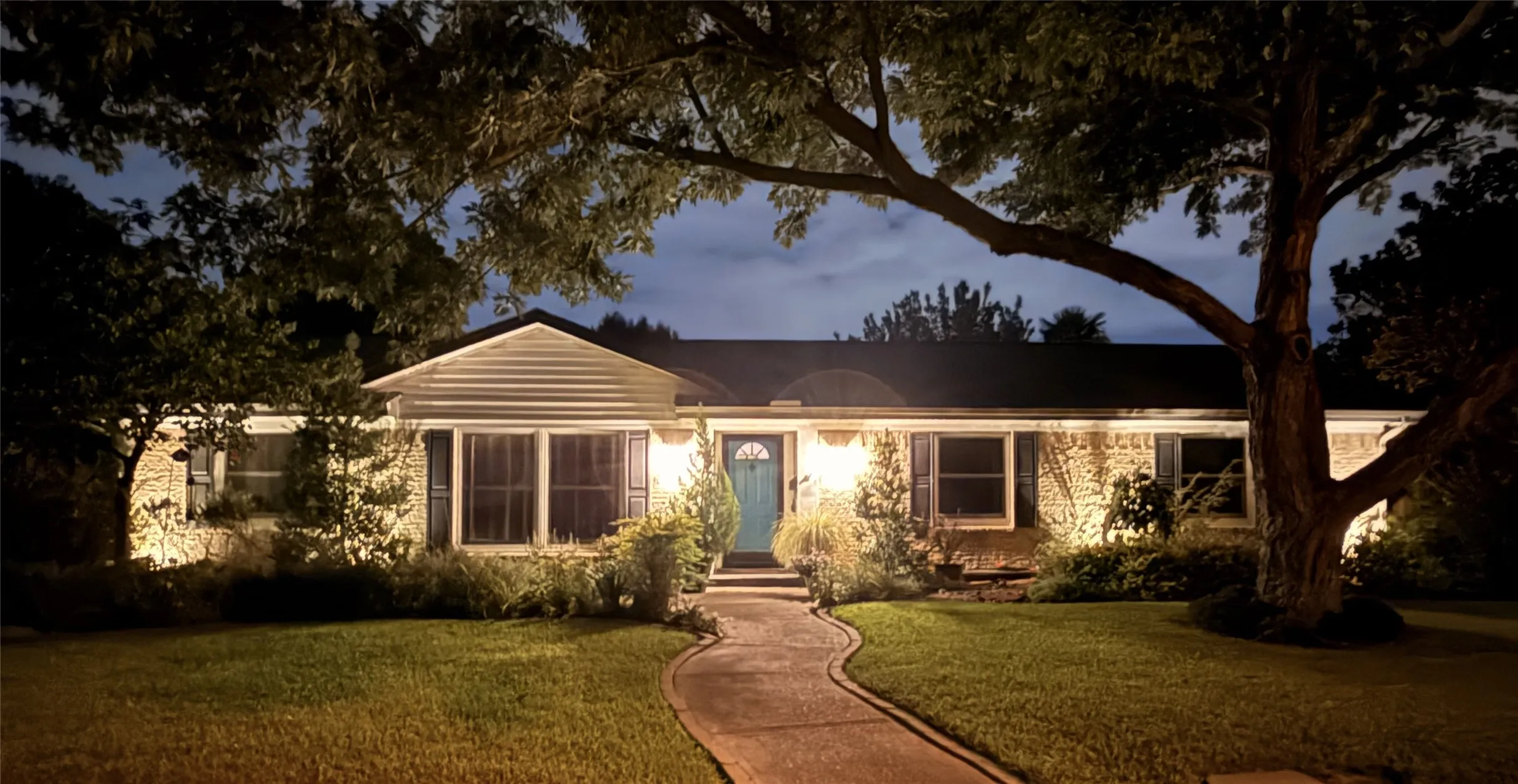 Front of home.