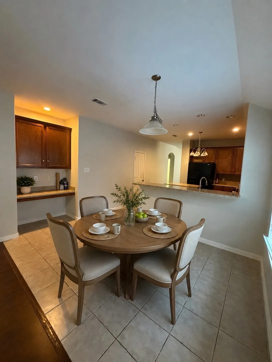 Breakfast Area Virtually Staged