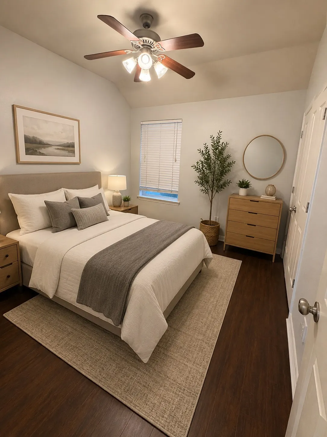 Secondary Bedroom Virtually Staged