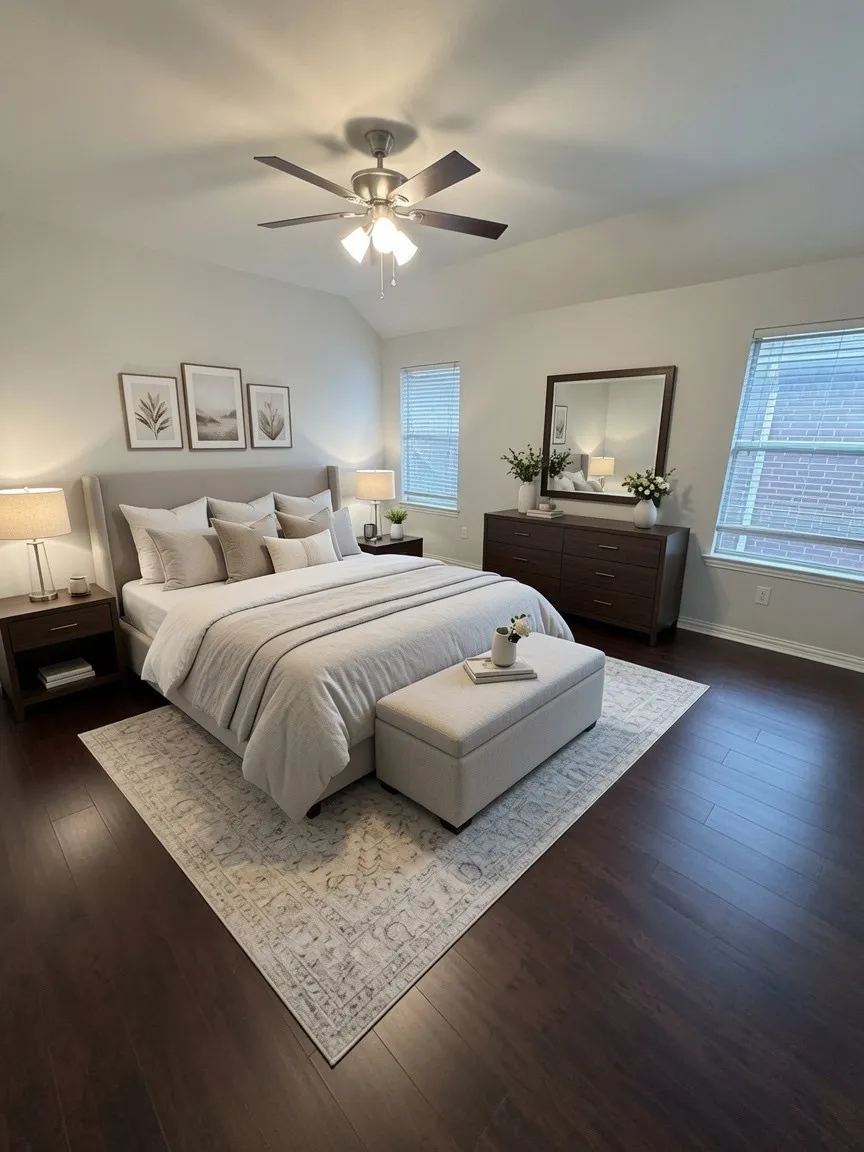 Master Bedroom Virtually Staged
