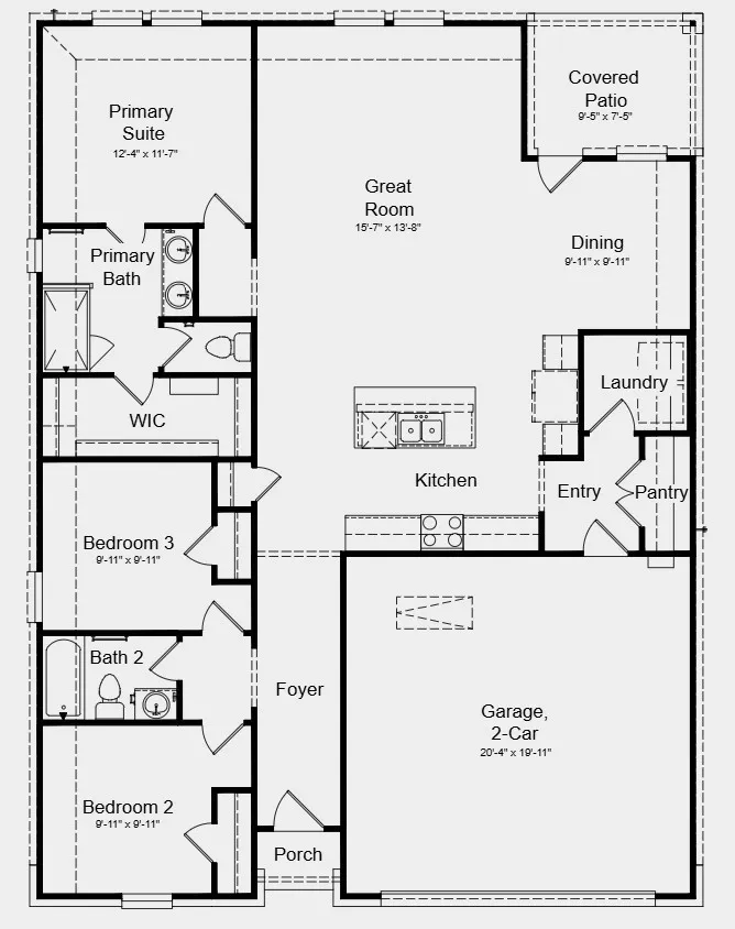 Additional Highlights Include: gas drop at outdoor living for future grill, whole house blinds, washer, dryer, and refrigerator.