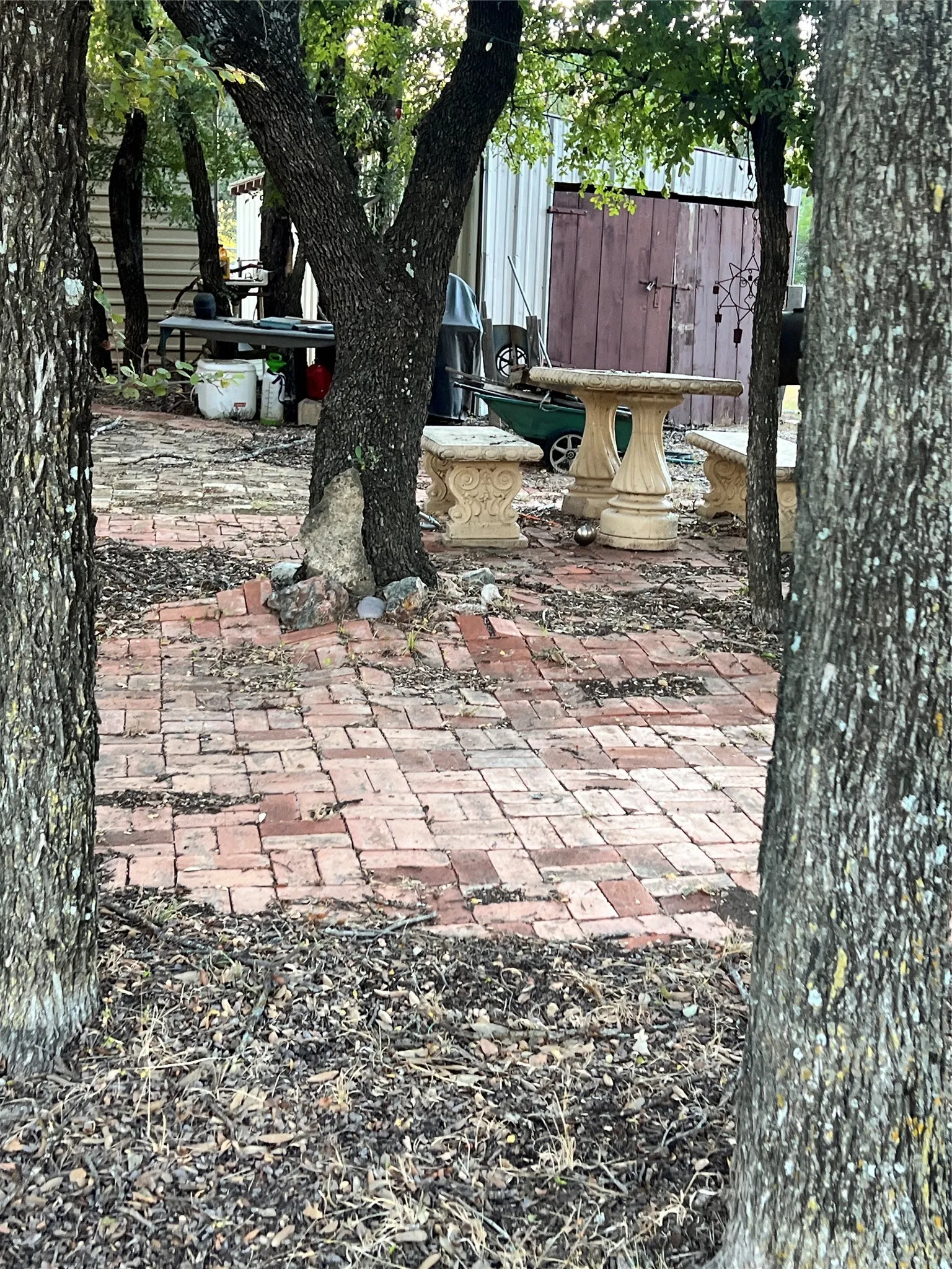 View of patio