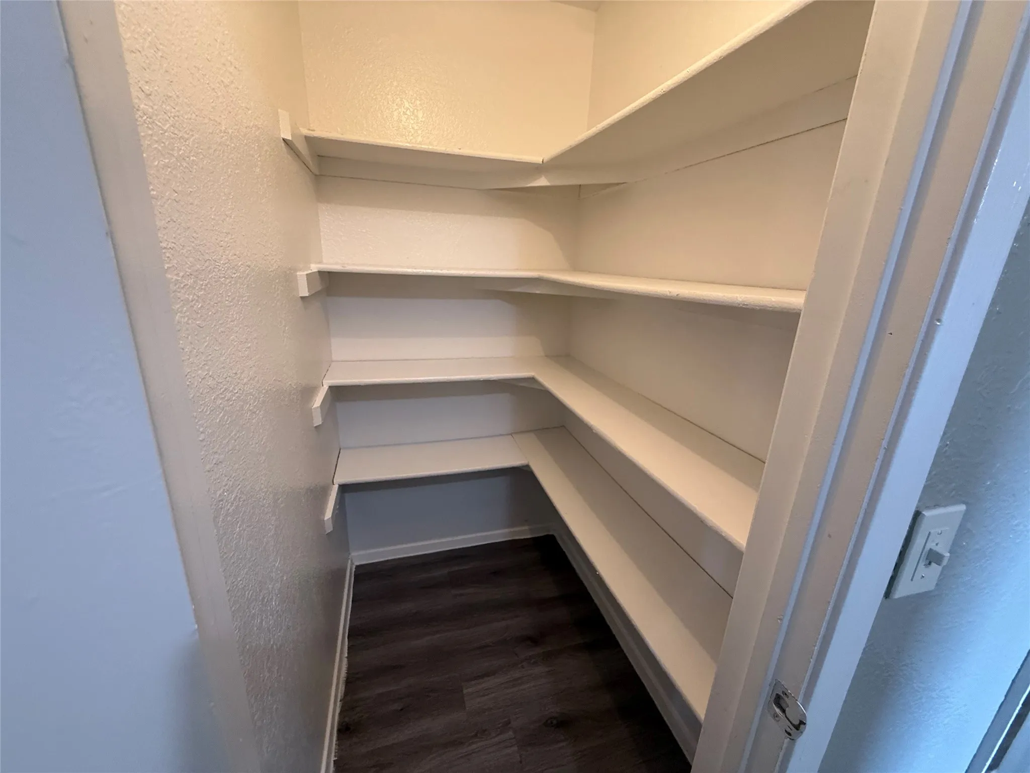 Large closet upstairs for storage.
