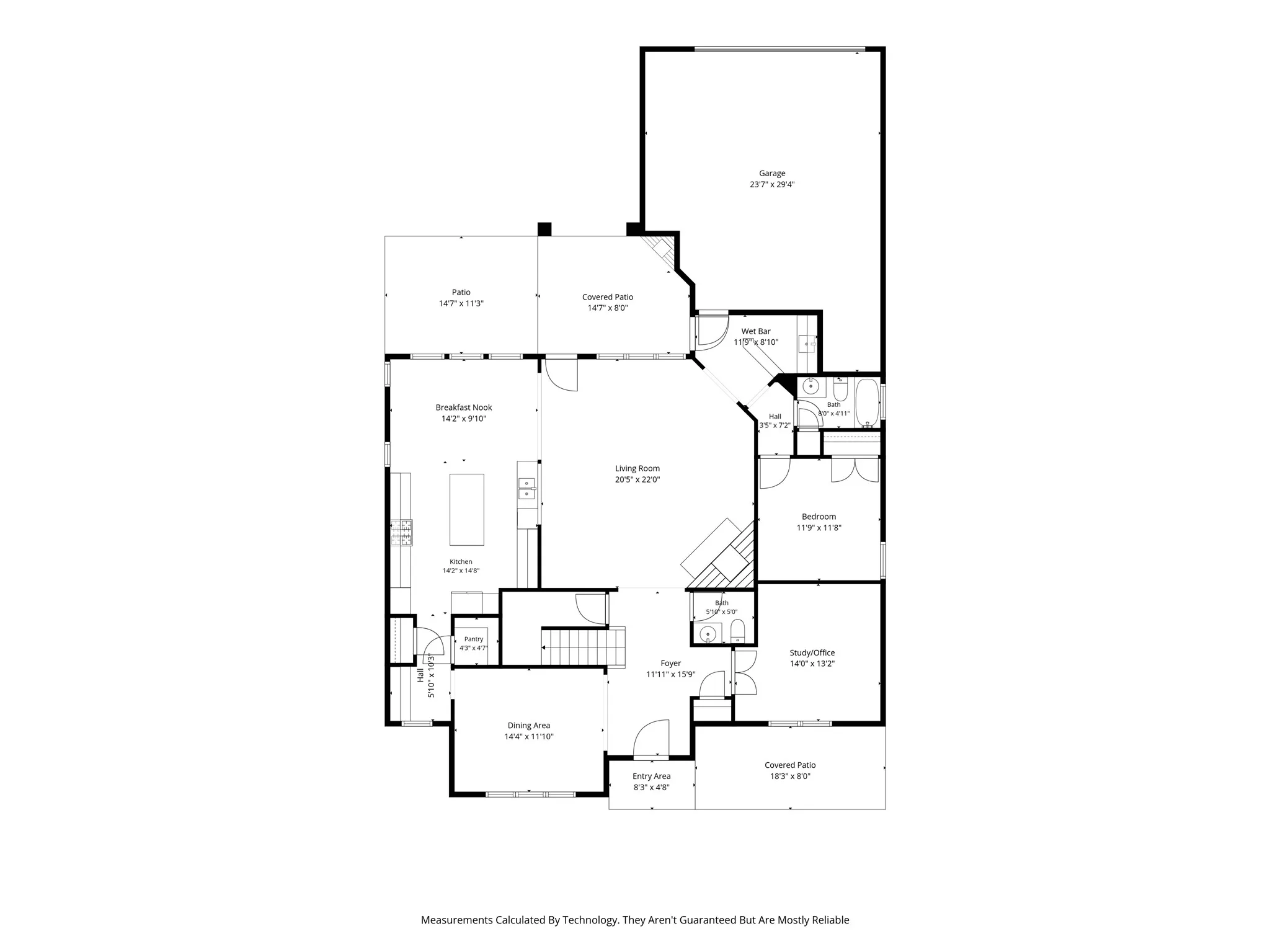 1st level Floor plan