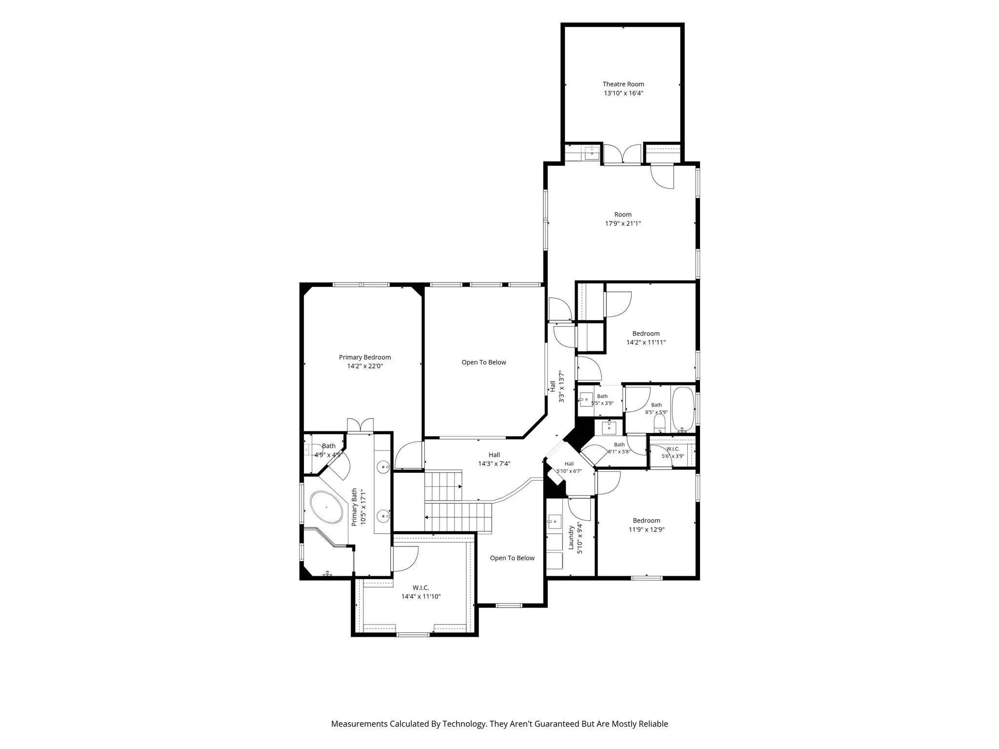 2nd level Floor plan