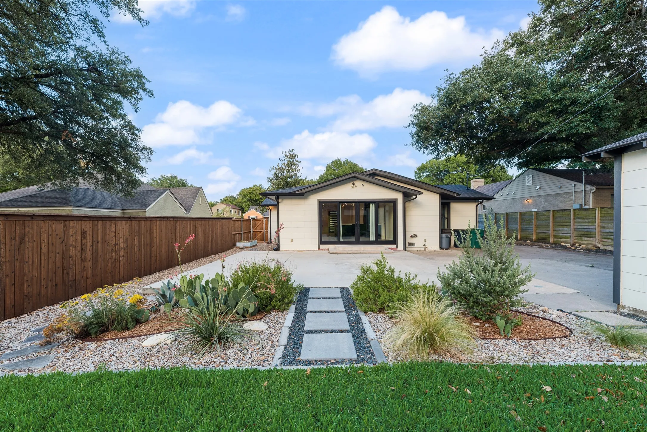 Landscaped Backyard