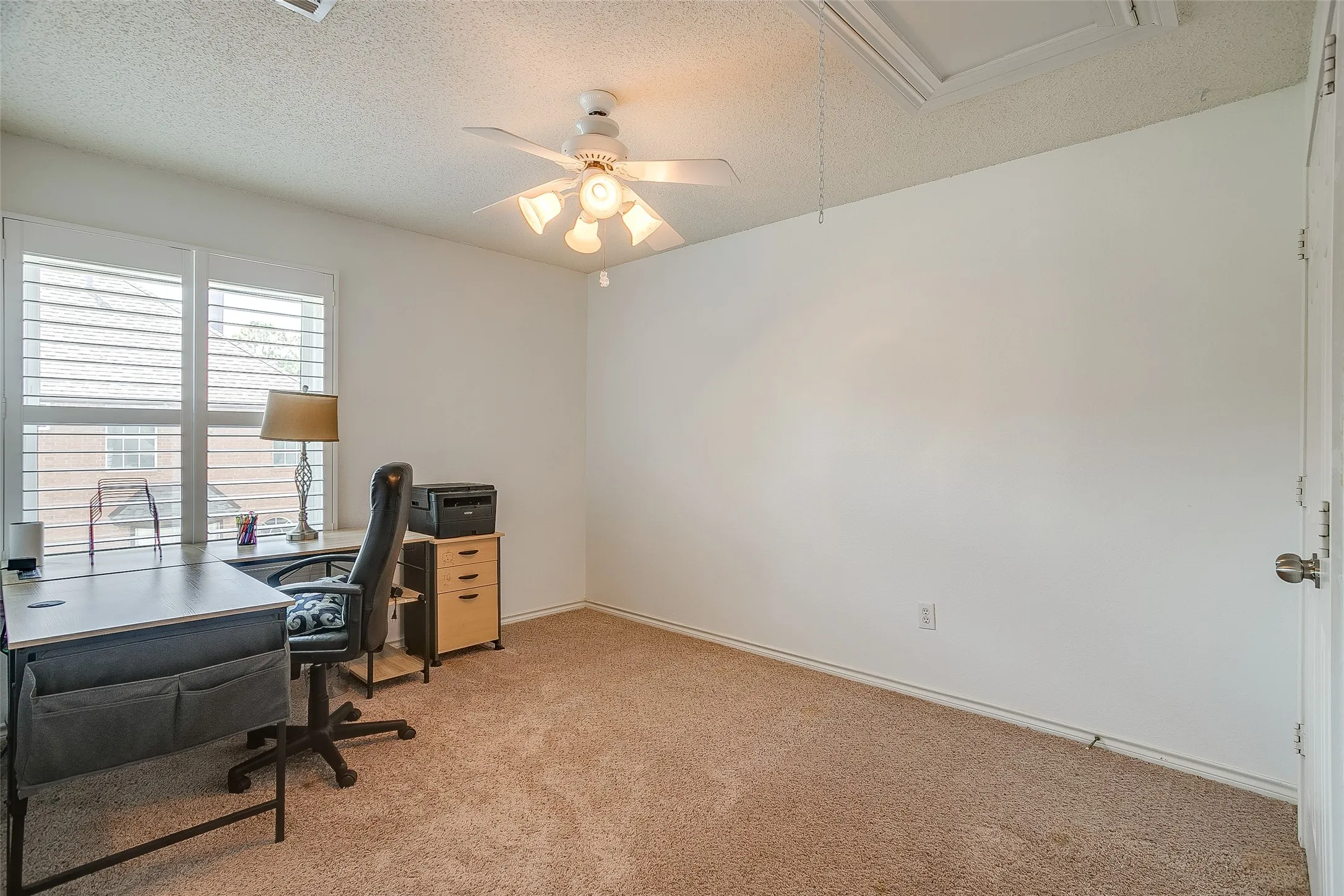 One of three secondary bedrooms upstairs.