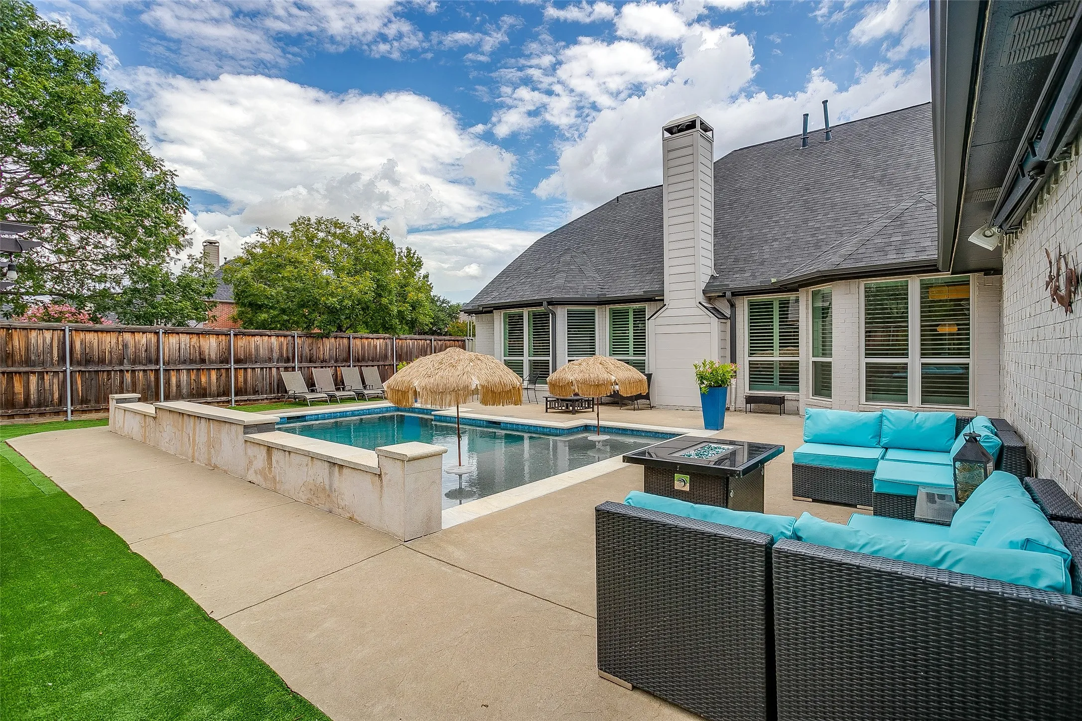 Time to relax in your new private retreat.