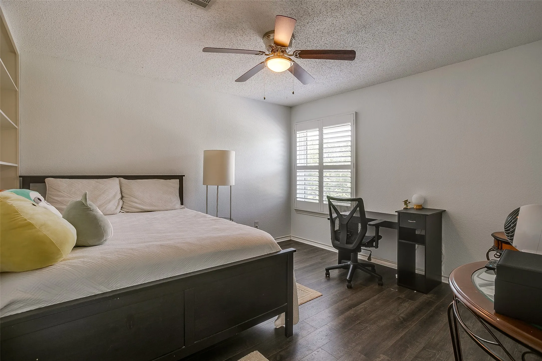 One of three secondary bedrooms upstairs.