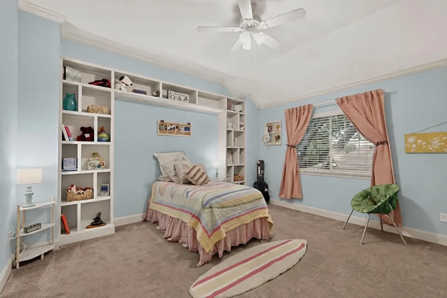 Upstairs Bedroom with Built in