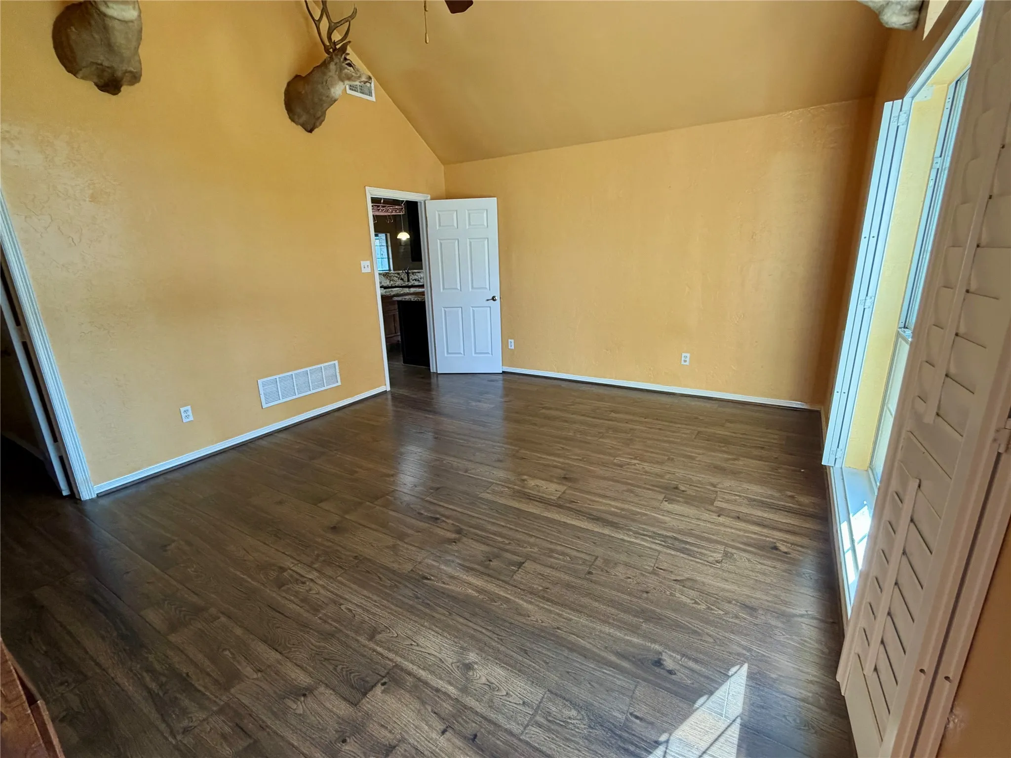 Family room has attached bathoom and large closet would make a nice inlaw suite