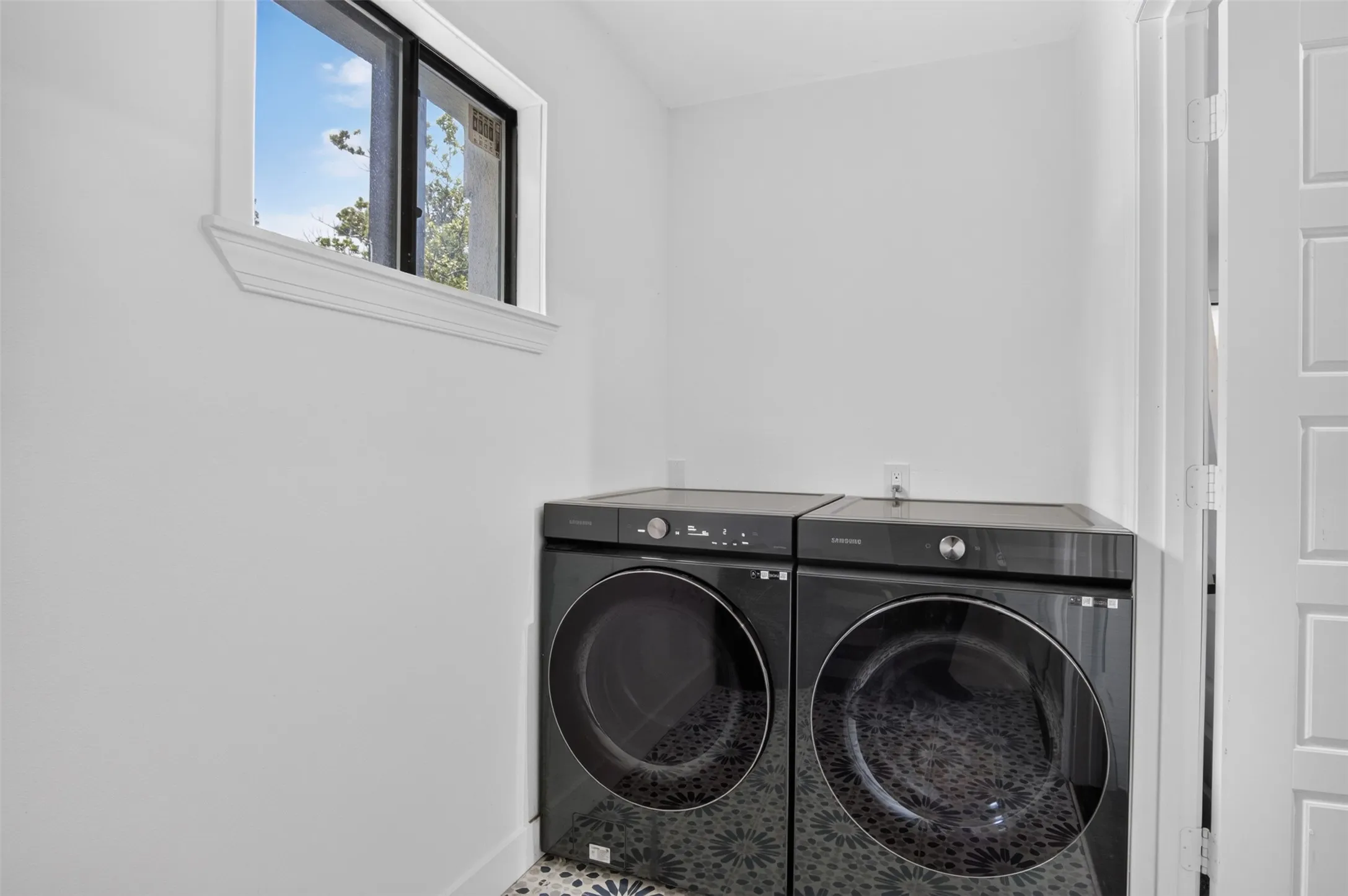 Laundry room is off the garage.