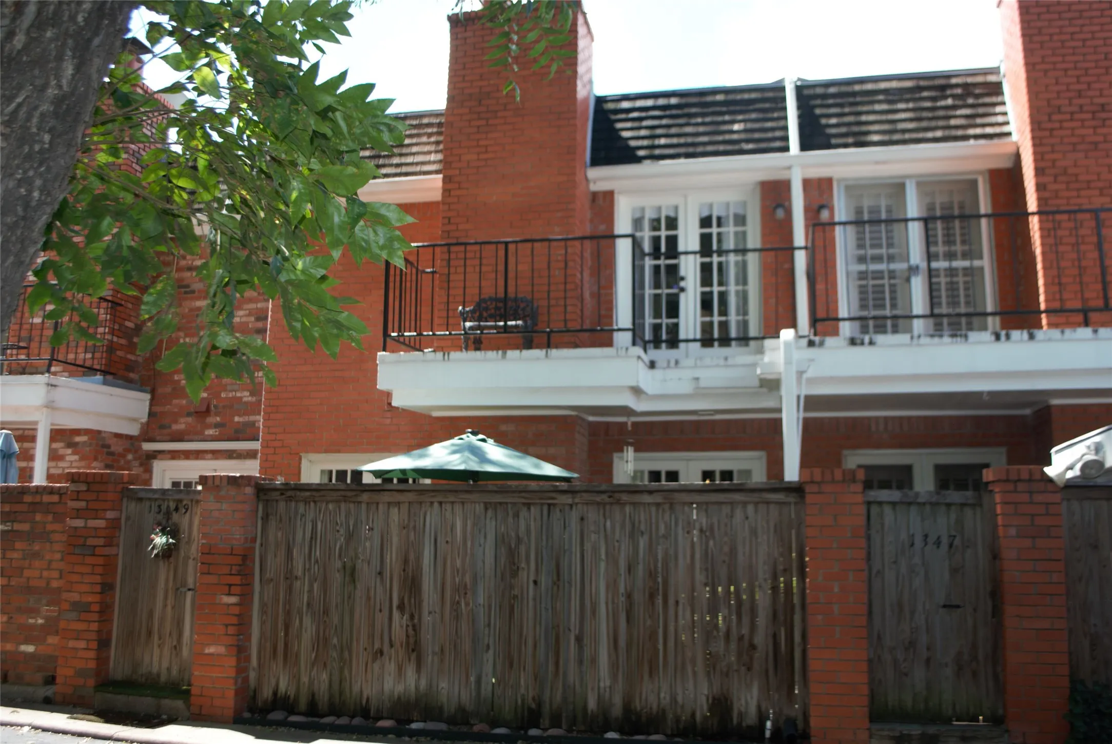 Rear View with Balcony