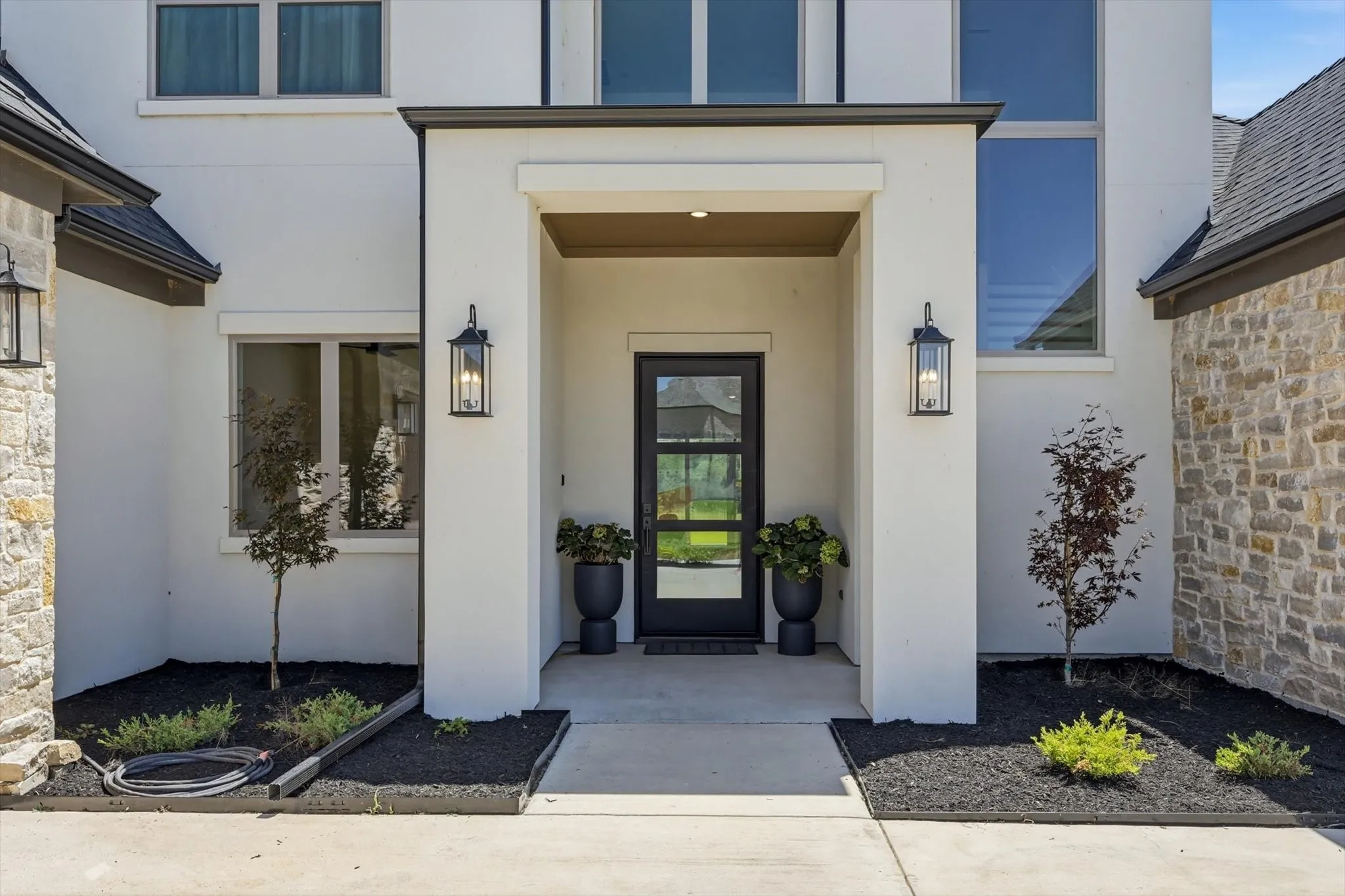 The front entry welcomes you