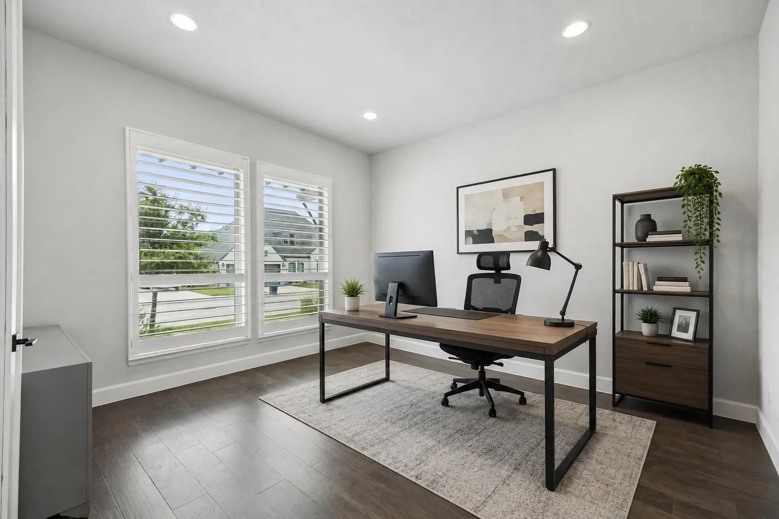 Office - virtually staged