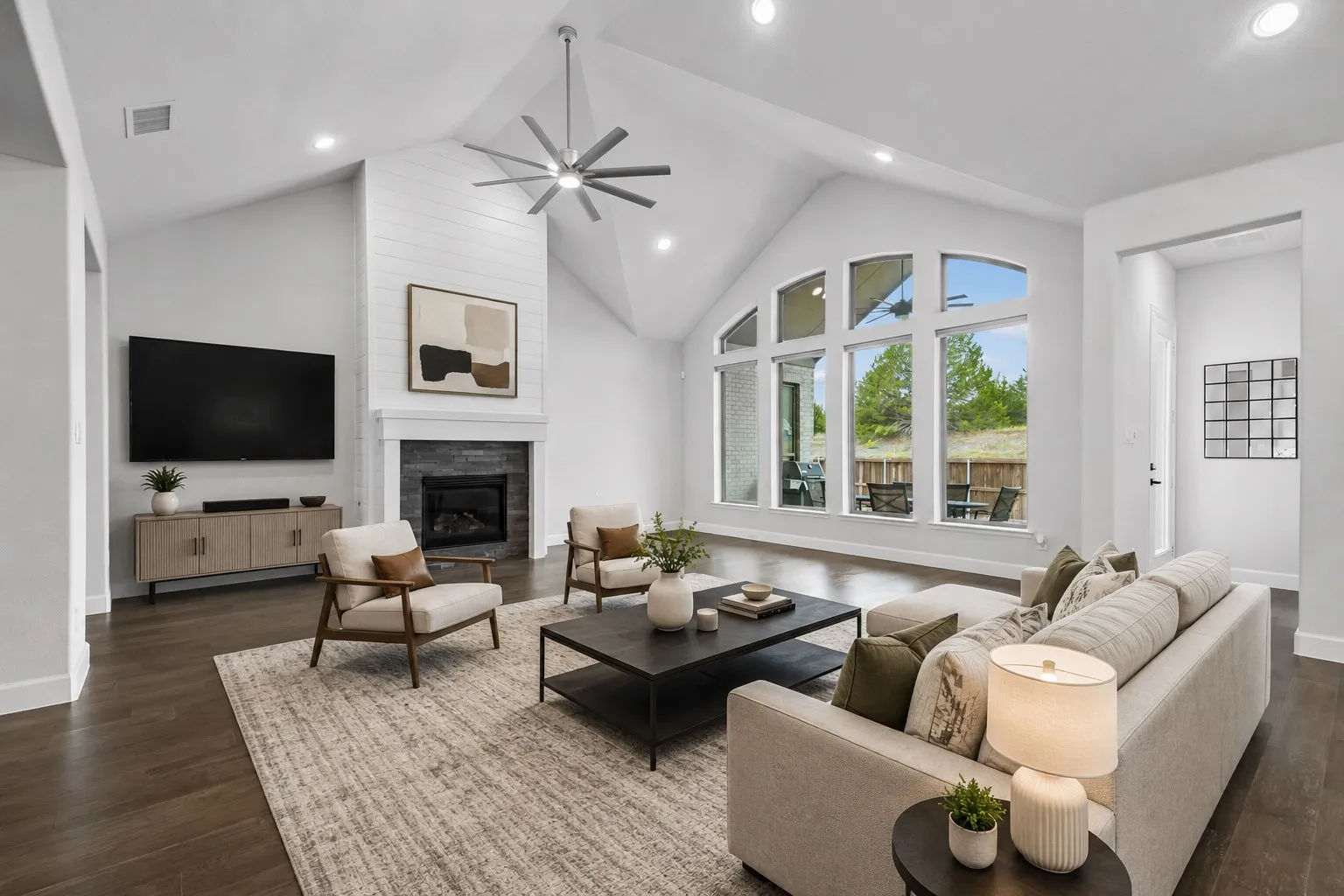 Living Room - virtually staged