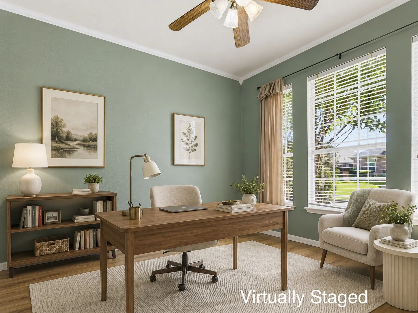 Office Virtually Staged