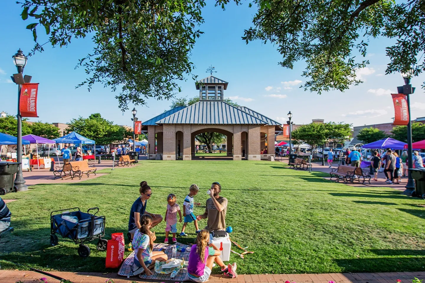 Downtown Celina Square filled with the best family friendly annual events, shopping, coffee and dining!