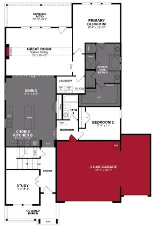 Beazer Homes Verandah Laredo Floorplan.