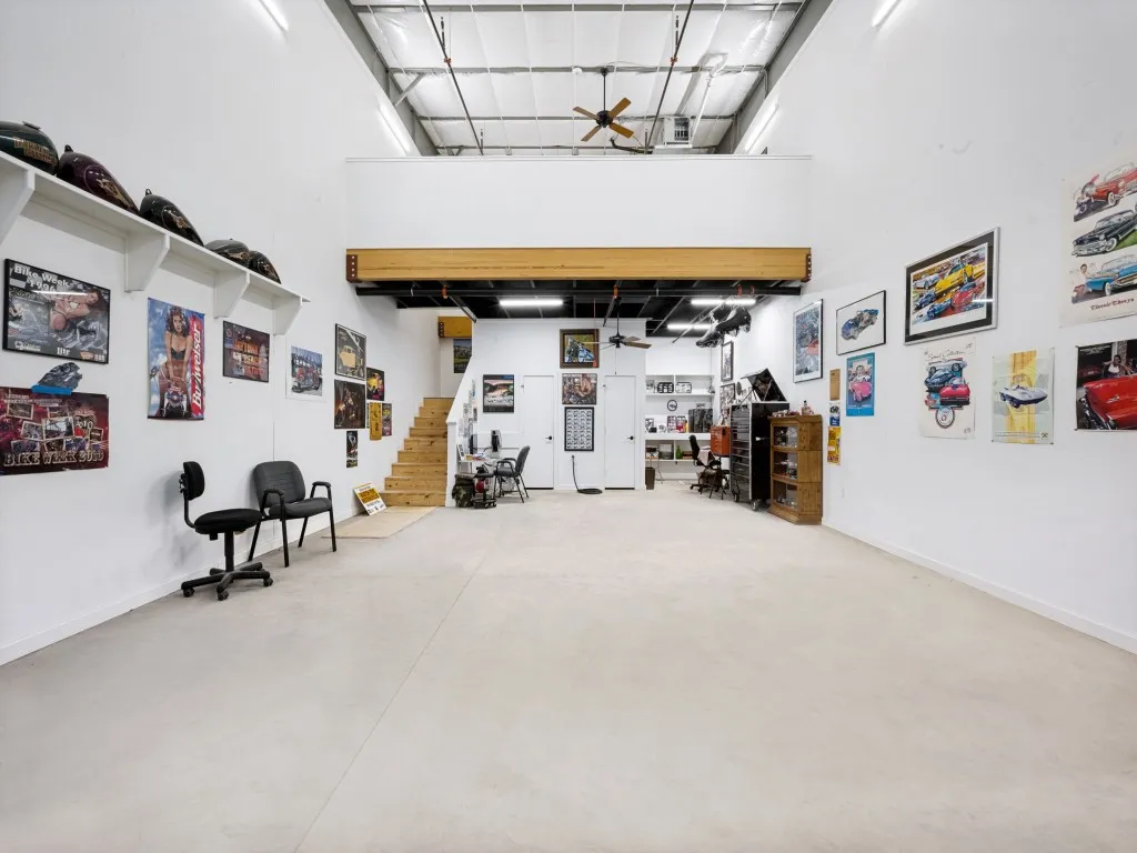 Loft with warehouse below